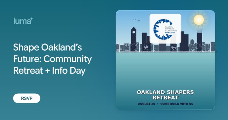Shape Oaklands Future: Community Retreat + Info Day event image