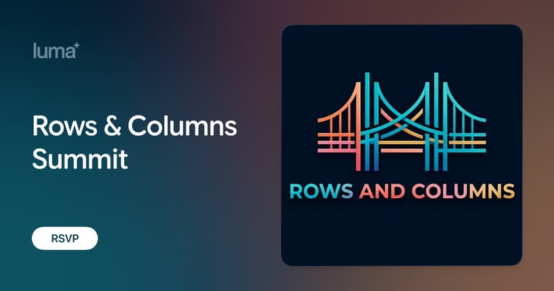 Rows & Columns Summit event image