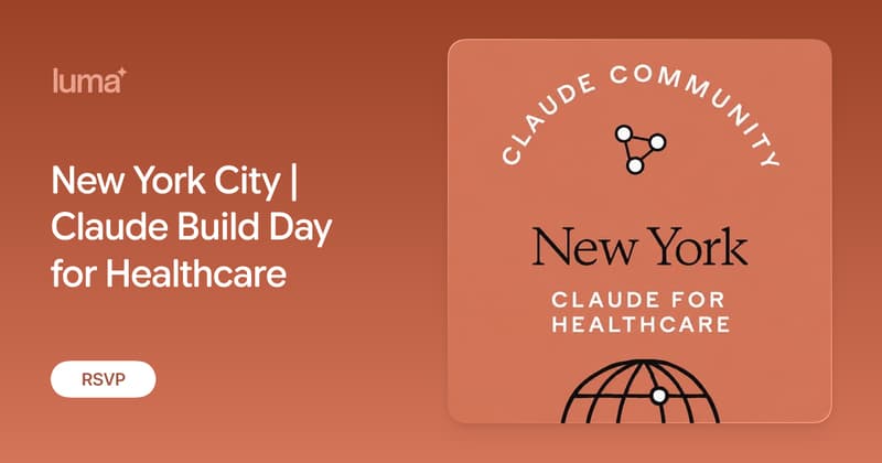 New York City | Claude Build Day for Healthcare