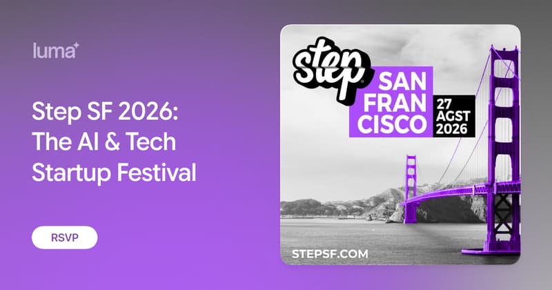 Step SF - AI & Tech Startup Festival event image