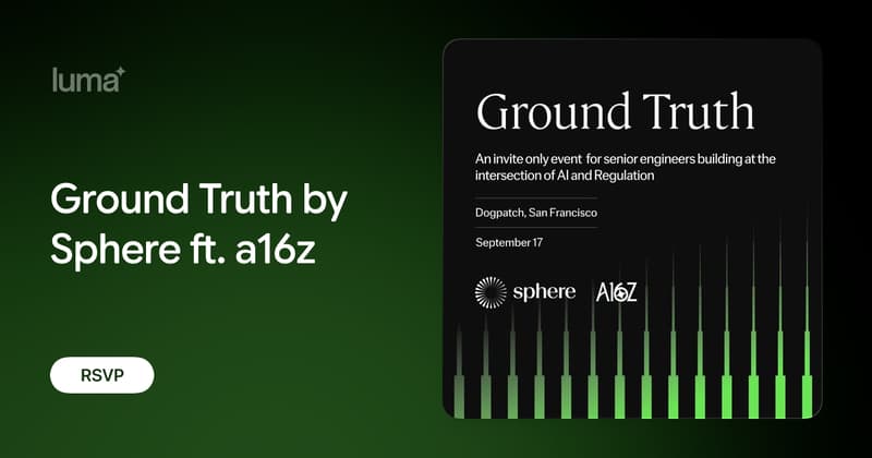 Ground Truth w/ Sphere ft. a16z event image