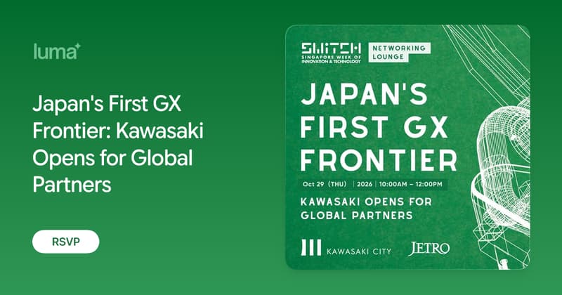 Backround For Frontier Japan's First GX Frontier: Kawasaki Opens for Global Partners · Luma