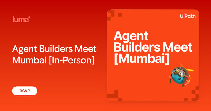Agent Builders Meet Mumbai [In-Person]