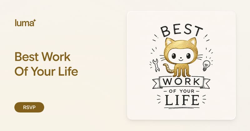 Best Work Of Your Life event image