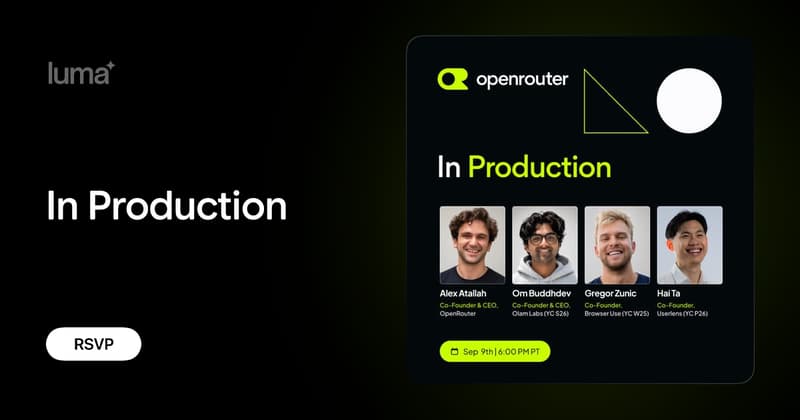 In Production event image