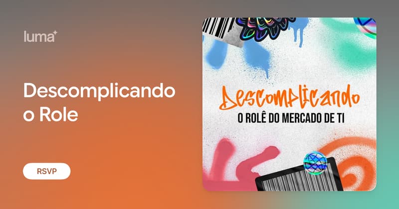 Capa: Descomplicando o Role · Luma