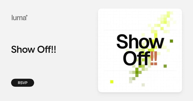 Show Off!! event banner