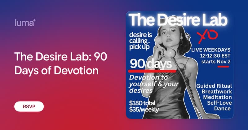 Weekly Lab Report Format The Desire Lab: 90 Days of Devotion · Luma