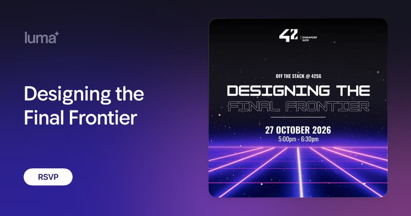 Backround For Frontier Designing the Final Frontier · Luma