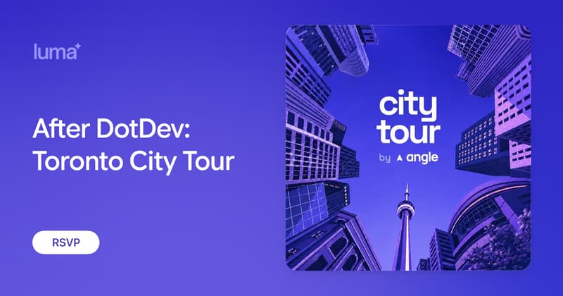 Toronto City Tour event banner