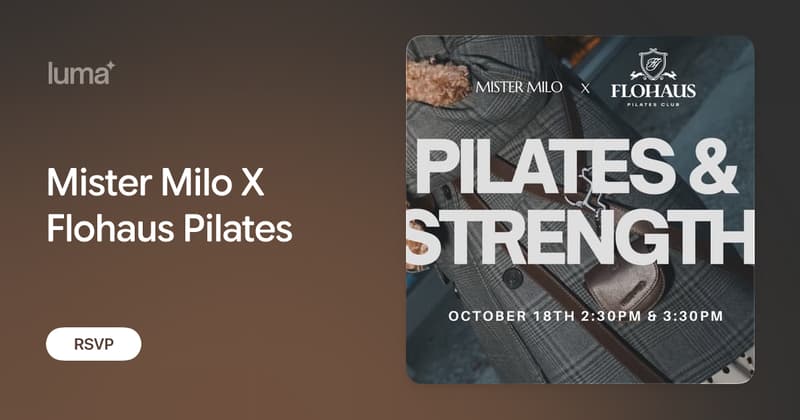 Mister Milo X Flohaus Pilates