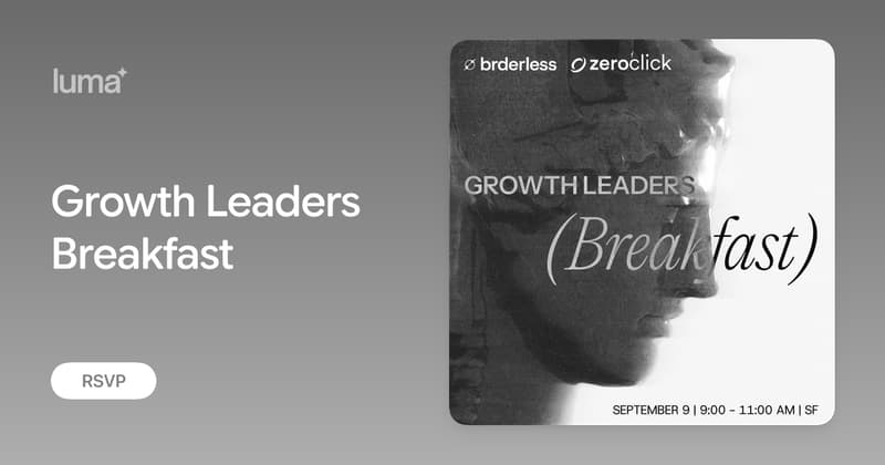 AI Growth Leaders Breakfast event image
