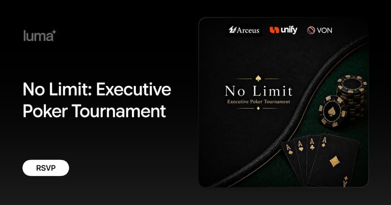 No Limit - Exec Poker Tournament event image