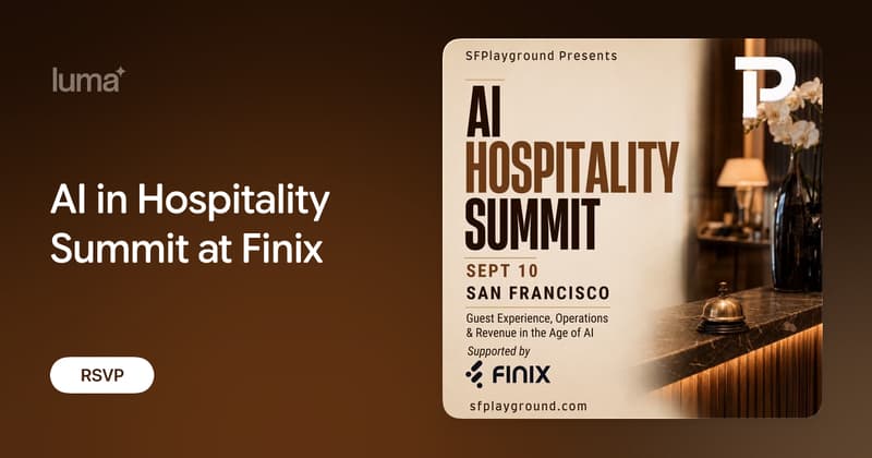 AI In Hospitality Summit event image