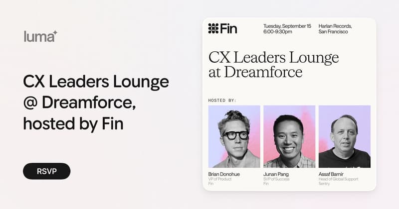 CX Leaders Lounge event image