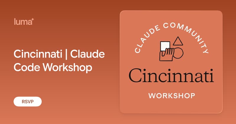Cincinnati | Claude Code Workshop