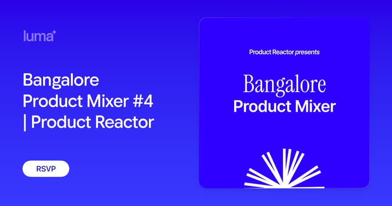 Bangalore Product Mixer #4 | Product Reactor