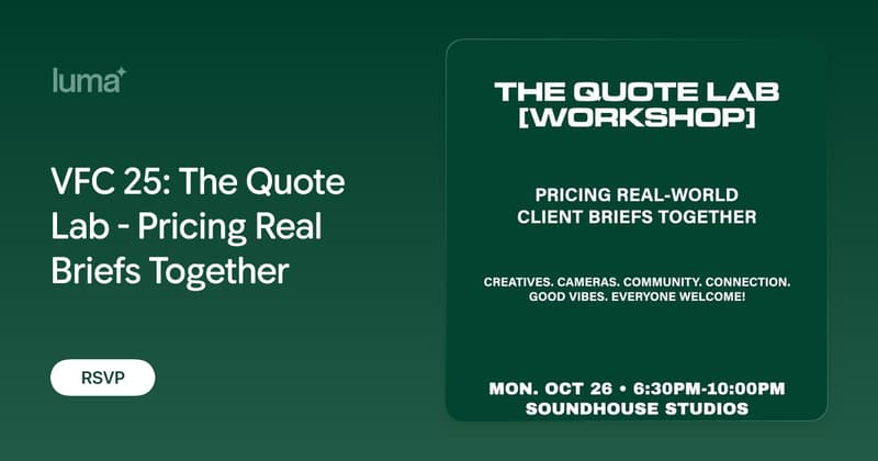 VFC 25: The Quote Lab - Pricing Real Briefs Together