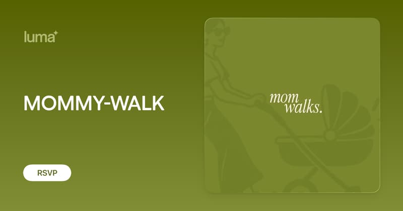 MOMMY-WALK door het Noorderplantsoen