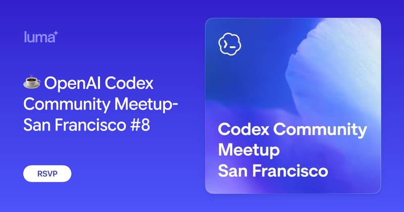 OpenAI Codex Community Meetup event image
