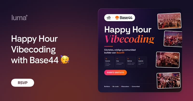Happy Hour Vibecoding with Base44 🥳