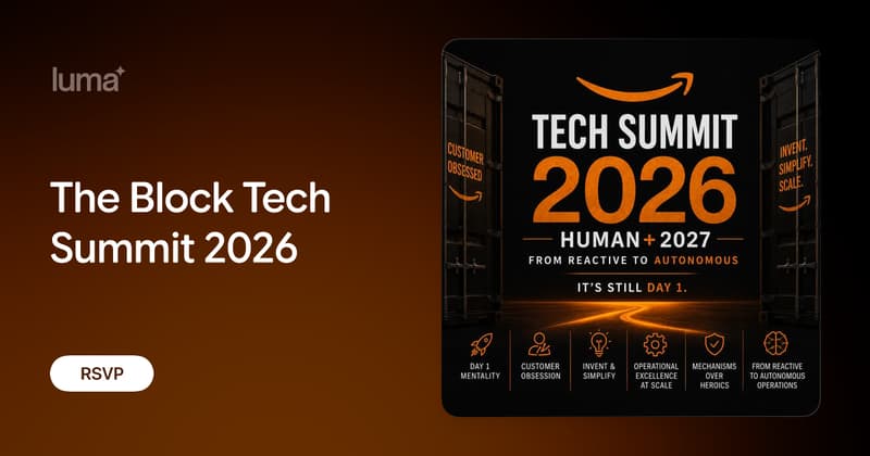 The Block Tech Summit 2026 · Luma