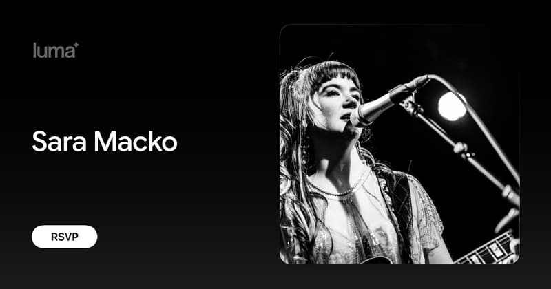Sara Macko Live at Karoo Cafe