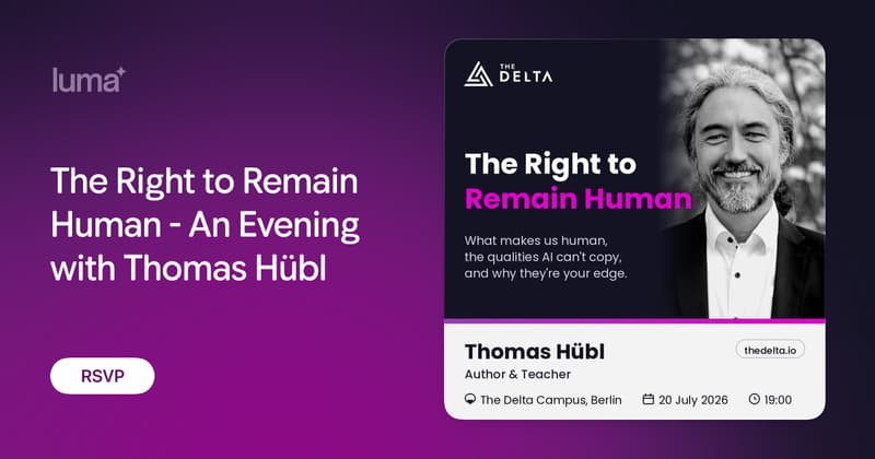 The Right to Remain Human – Evening with Thomas Hübl