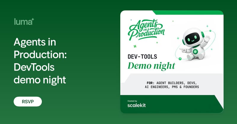 Agents In Production - DevTools Demo Night event image