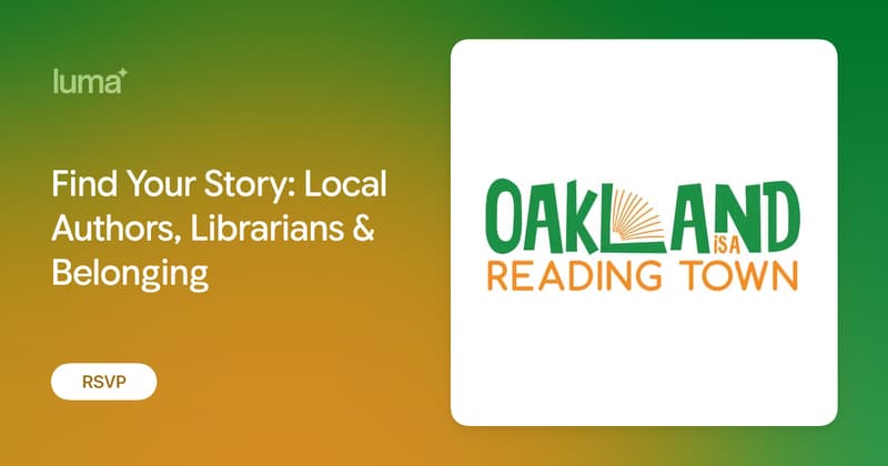 Find Your Story: Local Authors, Librarians & Belonging
