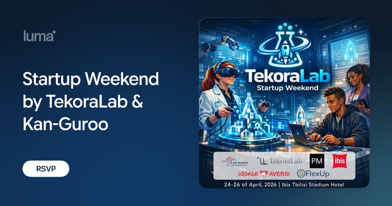 Startup Weekend by TekoraLab & Kan-Guroo
