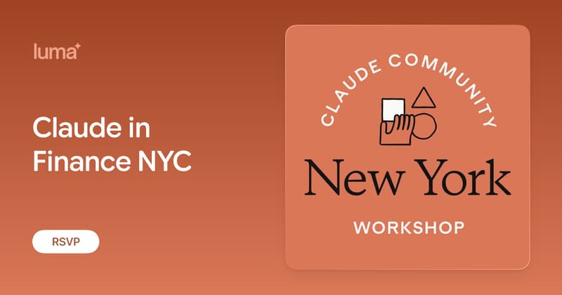 Claude in Finance NYC