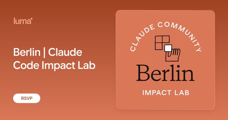 Berlin | Claude Code Impact Lab