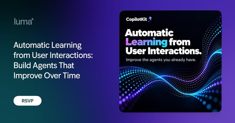 Code Interations Image Automatic Learning from User Interactions: Build Agents That Improve ...