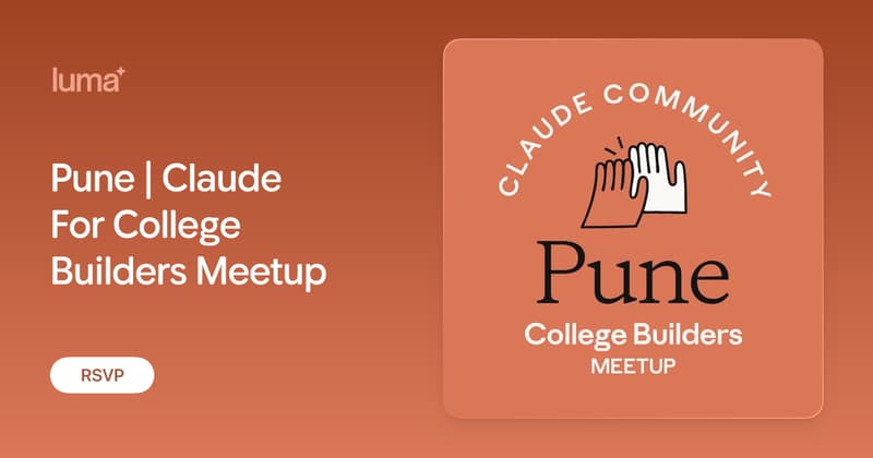 Pune | Claude For College Builders Meetup