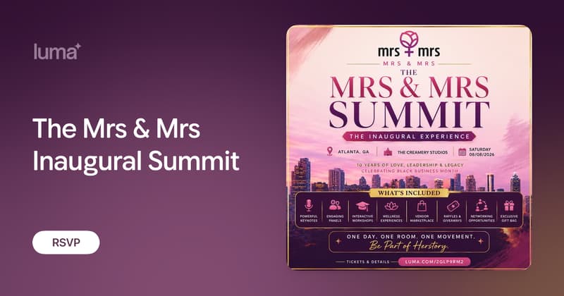 Mrs & Mrs 2026 Summit