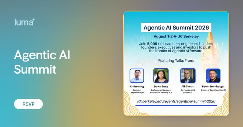Agentic AI Summit event image