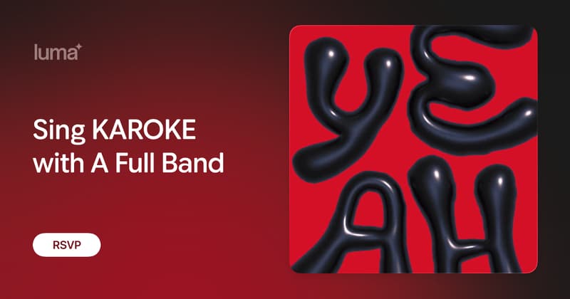 Sing Karaoke with A Full Band