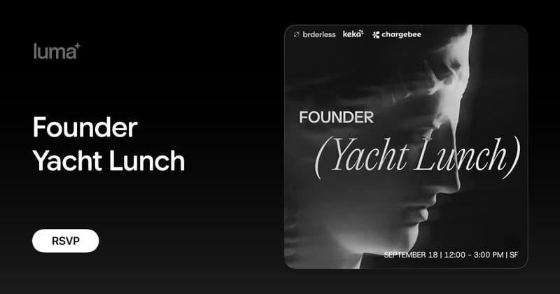 Founder Yacht Lunch event image