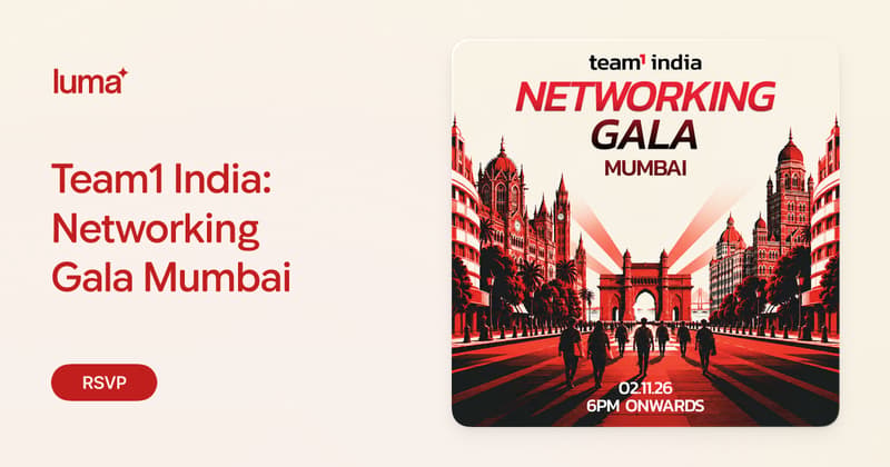 Rnetworking Team1 India: Networking Gala Mumbai · Luma