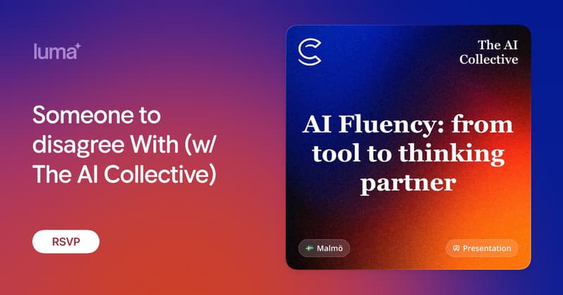 Someone to disagree With (w/ The AI Collective)
