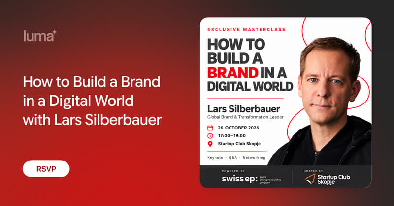 How to Build a Brand in a Digital World with Lars Silberbauer · Luma