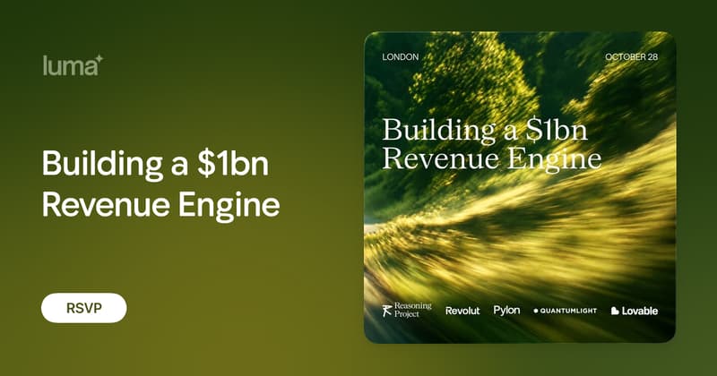Building a $1bn Revenue Engine