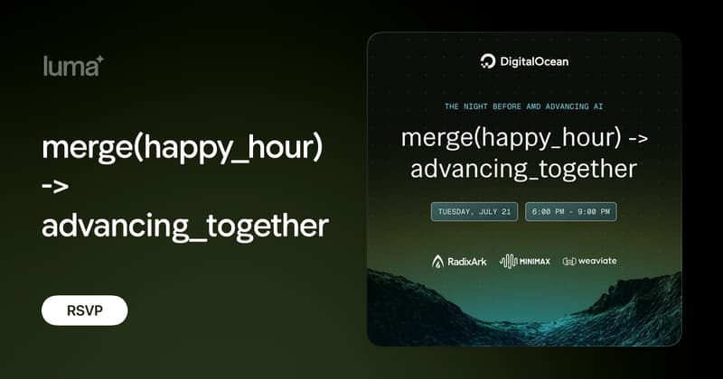 Merge Happy Hour & Advancing Together event image