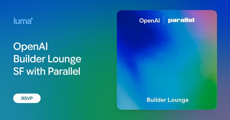 OpenAI Builder Lounge event image