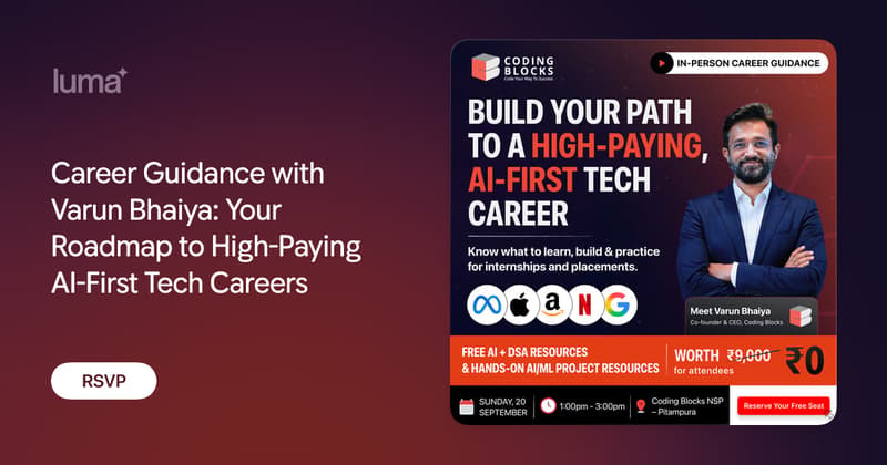 Software First Approach Career Guidance with Varun Bhaiya: Your Roadmap to High-Paying AI-First ...