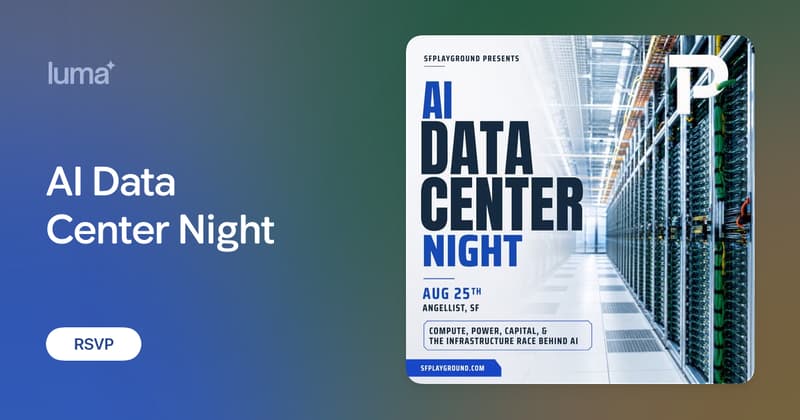AI Data Center Night event image