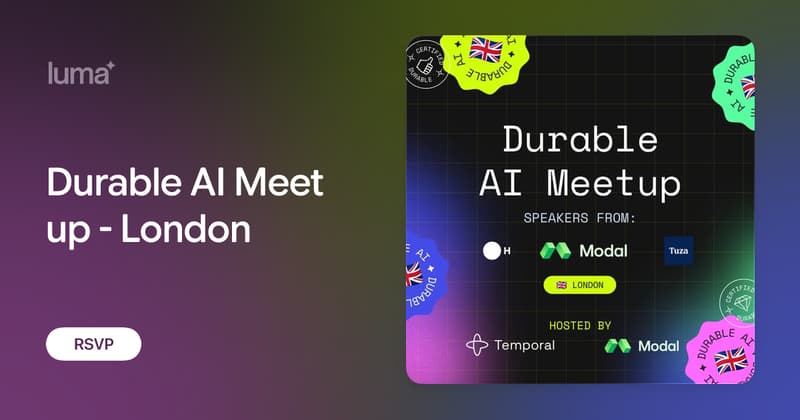 Durable AI Meet up - London
