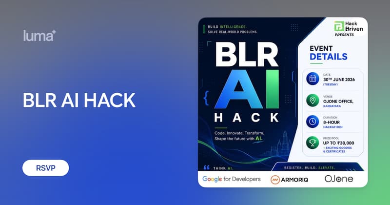 BLR AI HACK · Luma