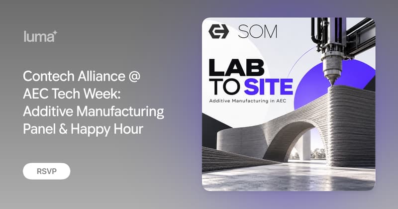 Weekly Lab Report Format Contech Alliance @ AEC Tech Week: Additive Manufacturing Panel & Happy ...